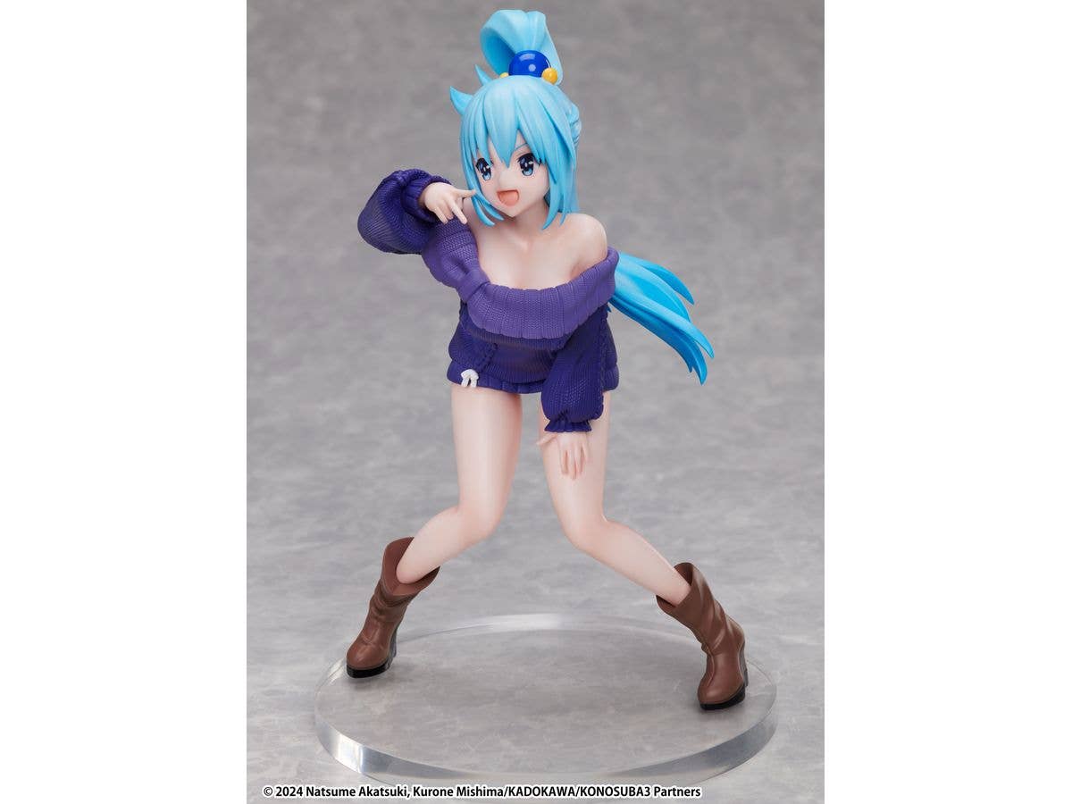 elcoco KONOSUBA -God's Blessing on This Wonderful World 3 Aqua 1/7 Scale Figure | 4582705280575