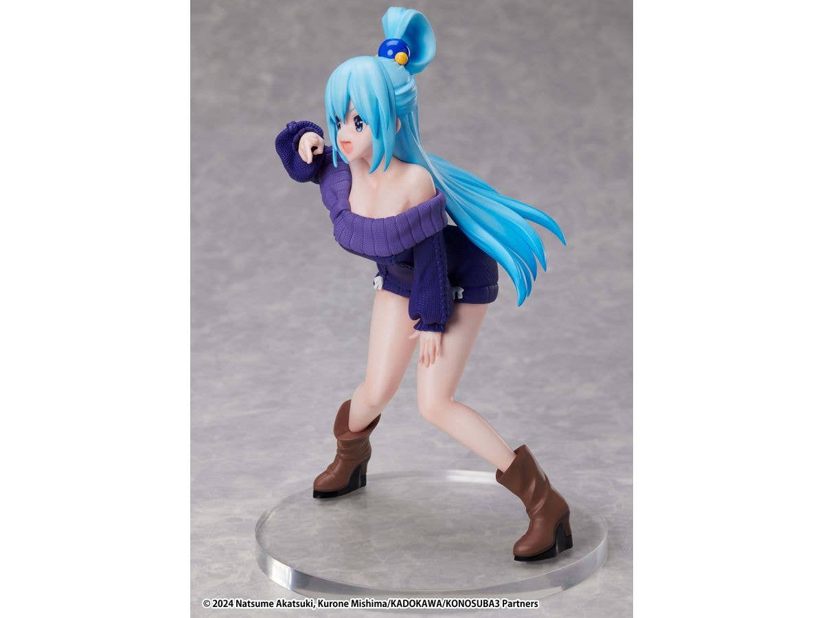 elcoco KONOSUBA -God's Blessing on This Wonderful World 3 Aqua 1/7 Scale Figure | 4582705280575