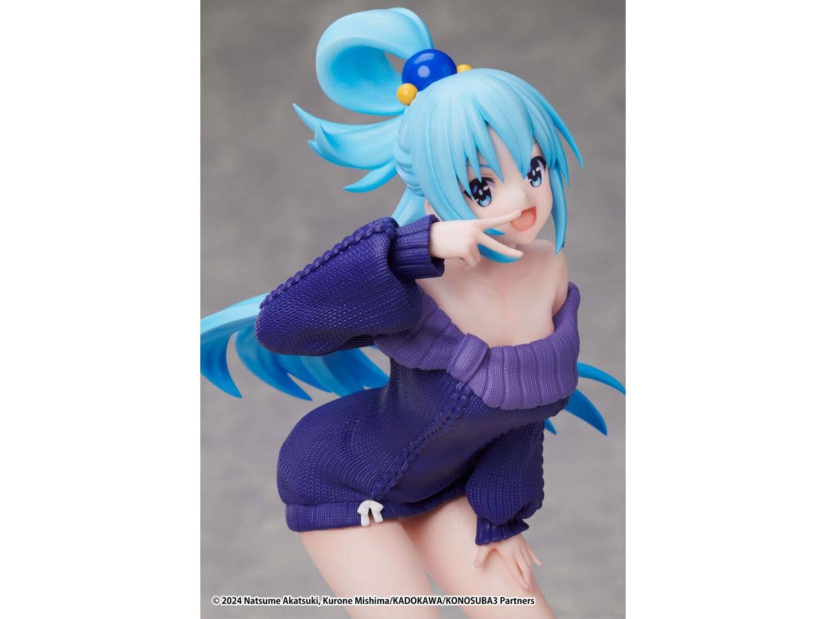 elcoco KONOSUBA -God's Blessing on This Wonderful World 3 Aqua 1/7 Scale Figure | 4582705280575