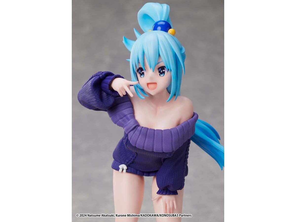 elcoco KONOSUBA -God's Blessing on This Wonderful World 3 Aqua 1/7 Scale Figure | 4582705280575