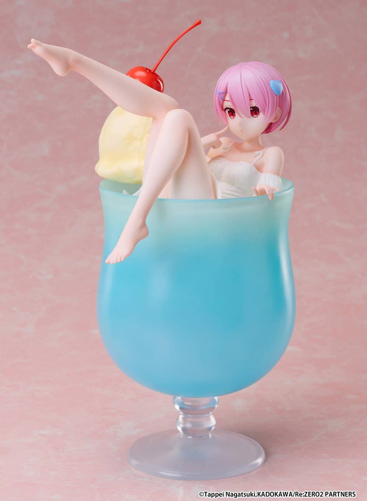 elcoco Re:ZERO -Starting Life in Another World- Ram Cream Soda 1/7 Scale Figure | 4582705283453