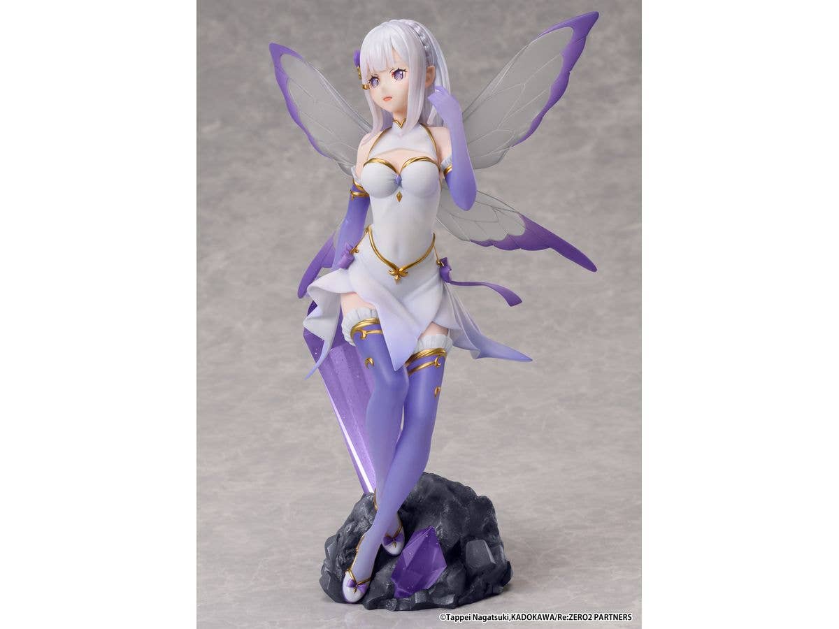 elcoco Re:ZERO -Starting Life in Another World- Emilia Jewel Princess 1/7 Scale Figure | 4582705283842