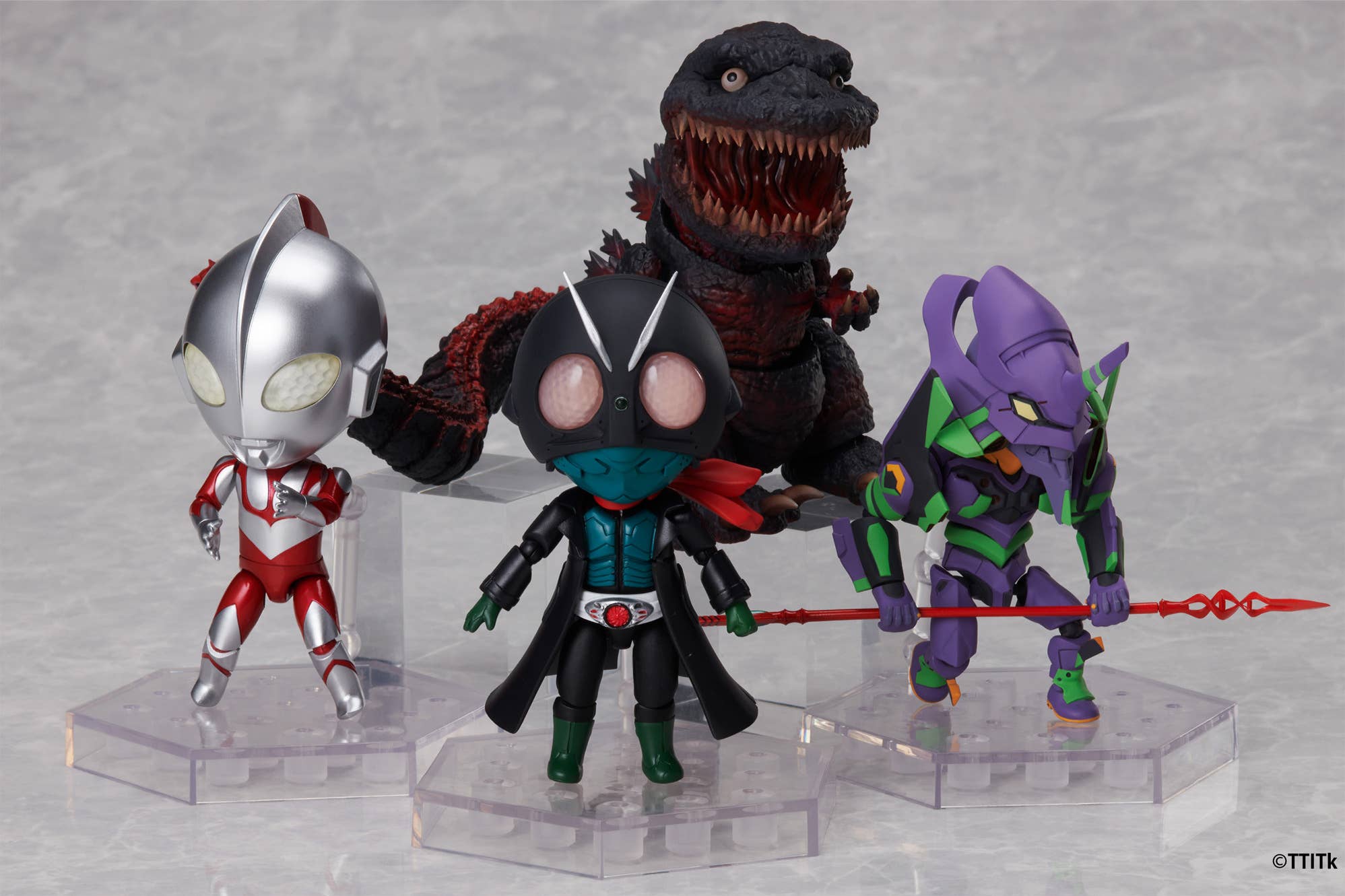 elcoco DFORM＋ SHIN JAPAN HEROS UNIVERSE Full Action Deforme Figure（Set of 4 figures） | 4582705286447