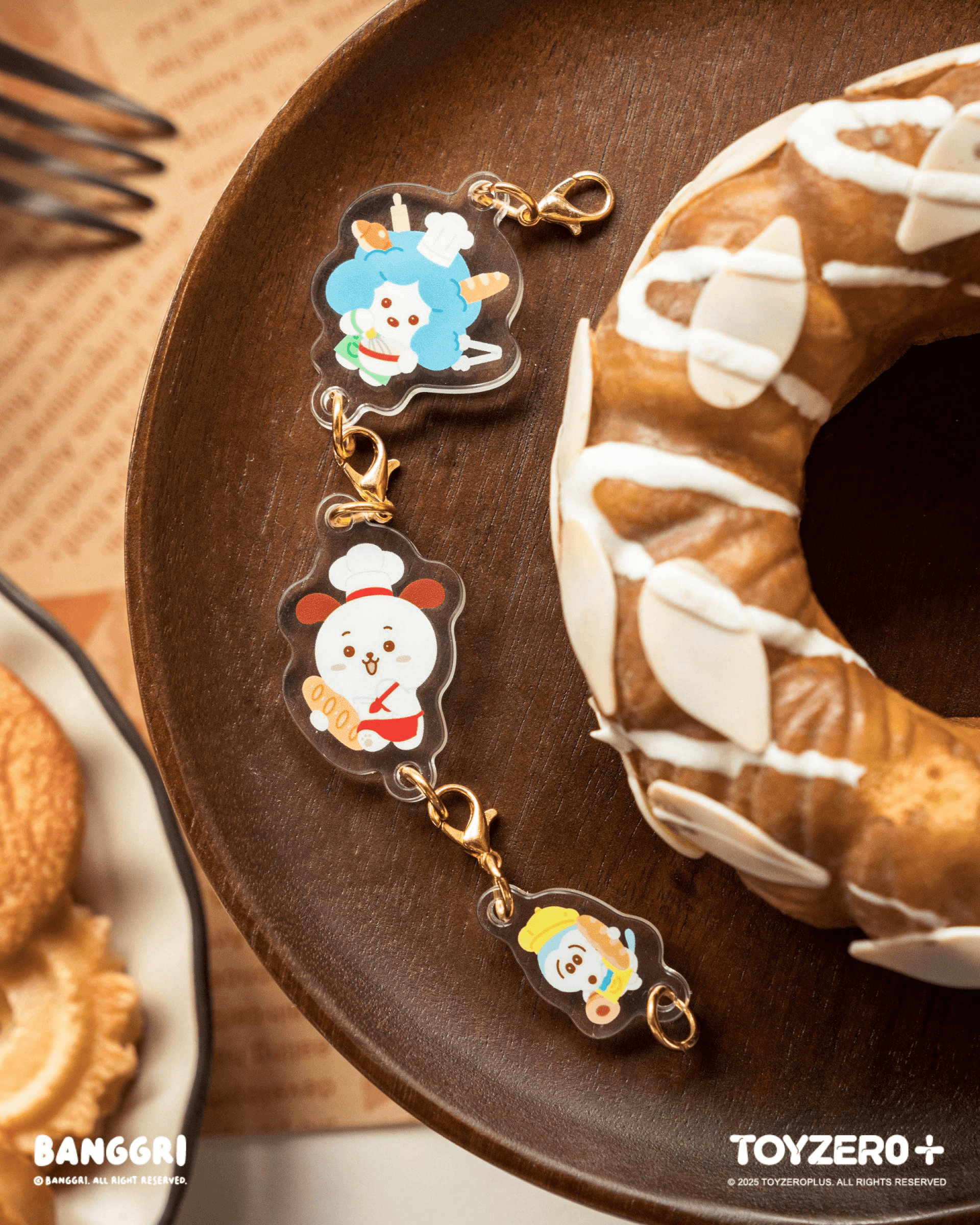 BANGGRI Bakery Series - Acrylic Keychain Set (A) | 6978531760653