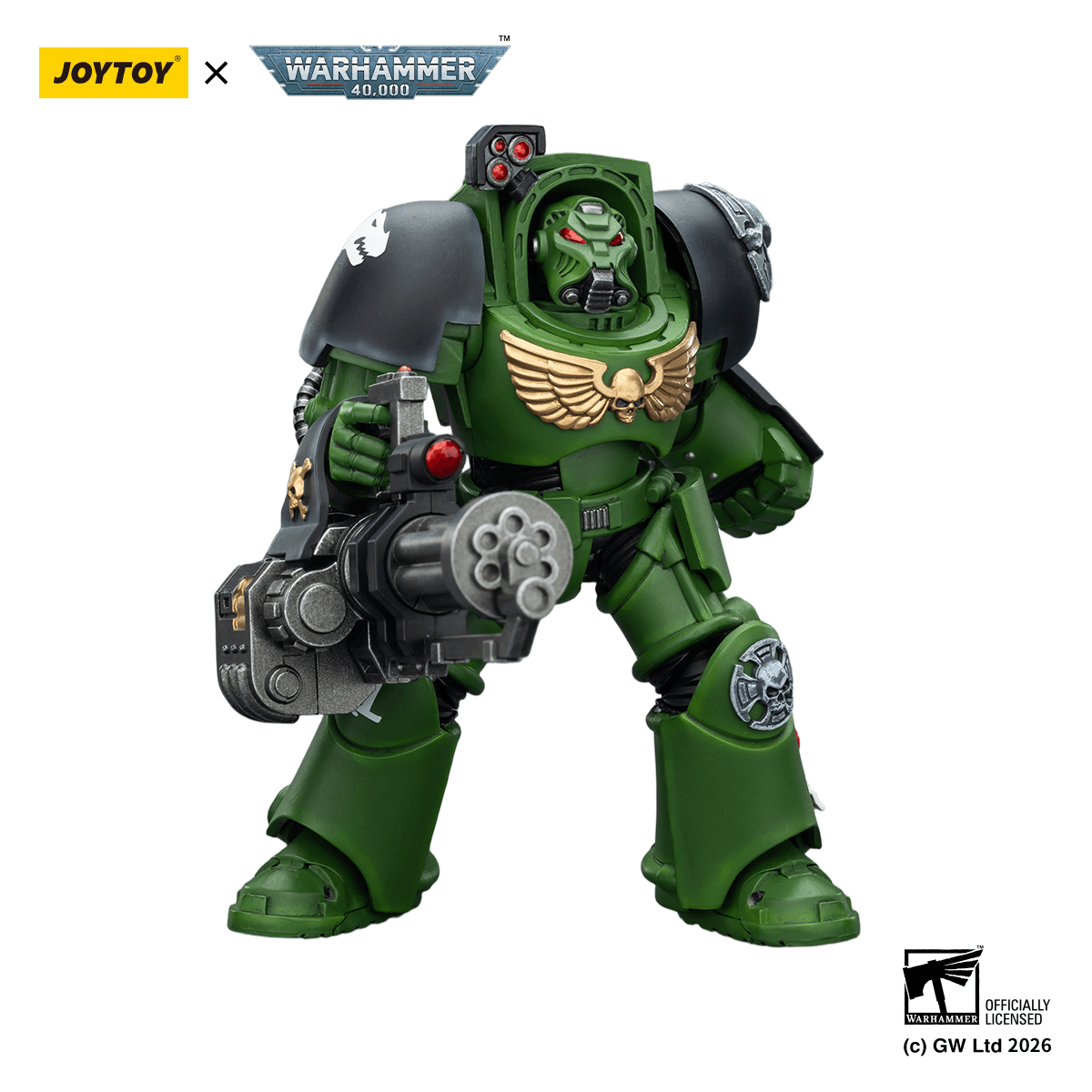Salamanders Terminator 3 with Power Fist and Assault Cannon | 6927054403233