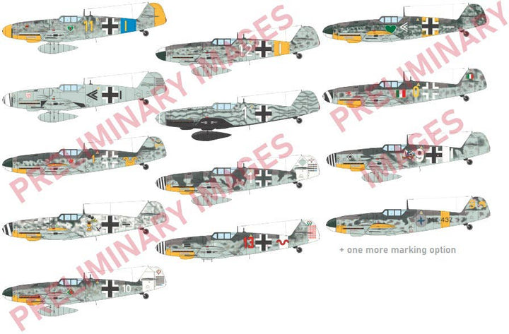 Eduard 1/72 Gustav pt.1 Bf 109 G-5 & G-6 Dual Combo Limited Edition | 8591437585014
