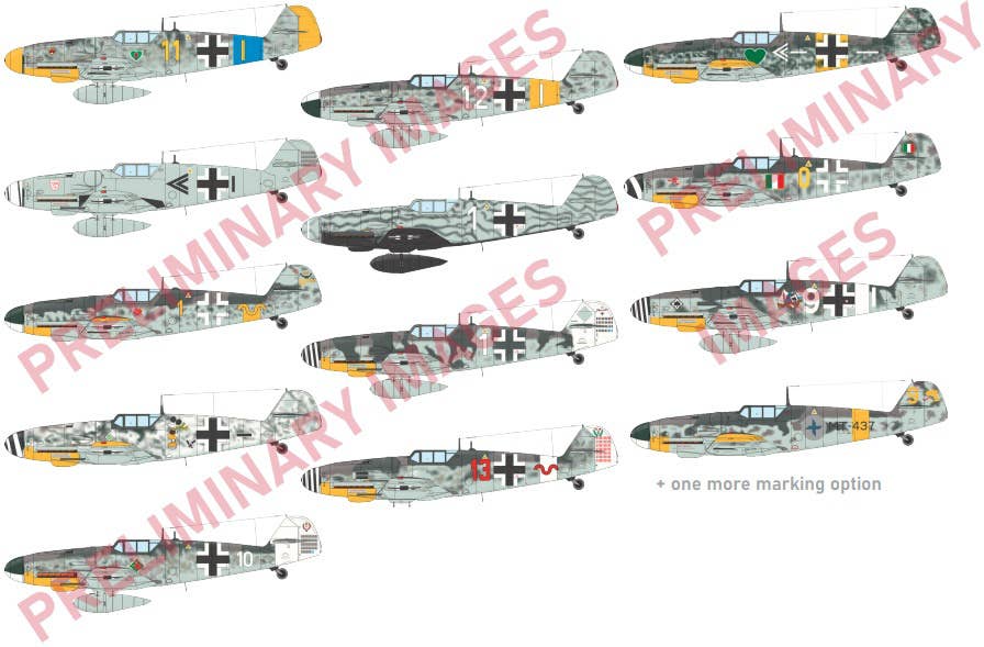 Eduard 1/72 Gustav pt.1 Bf 109 G-5 & G-6 Dual Combo Limited Edition | 8591437585014