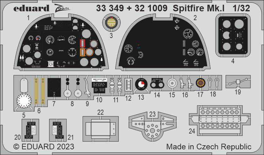 Eduard 1/32 Spitfire Mk.I [Photo-Etched Set]