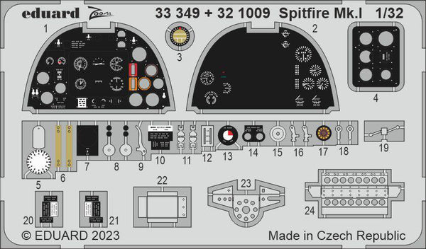 Eduard 1/32 Spitfire Mk.I [Photo-Etched Set]