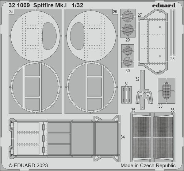 Eduard 1/32 Spitfire Mk.I [Photo-Etched Set]