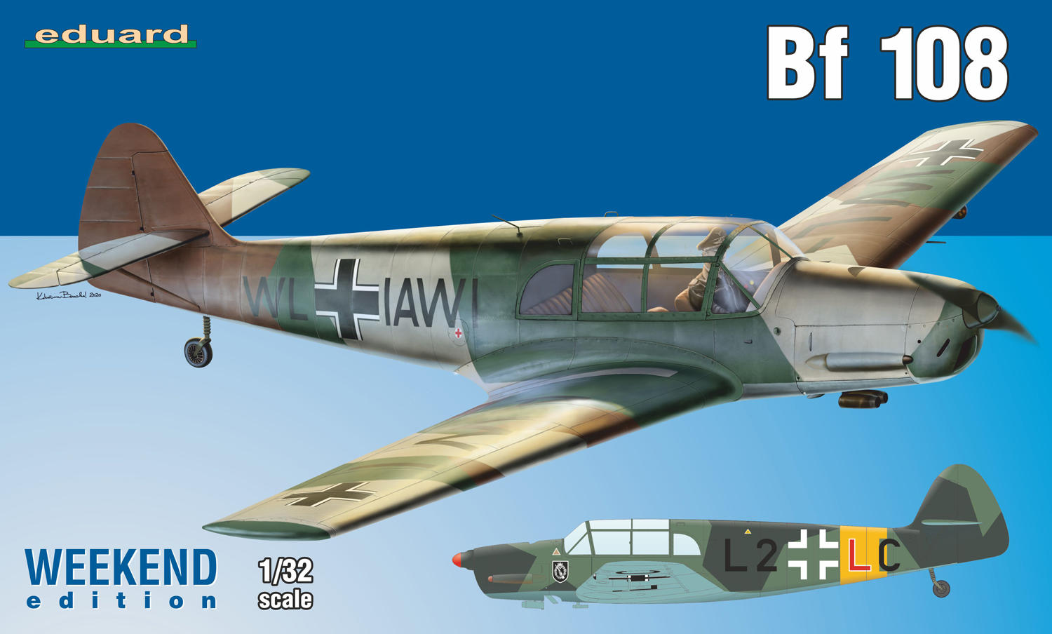 Eduard 1/32 Bf 108 [Weekend Edition] | 8591437551224