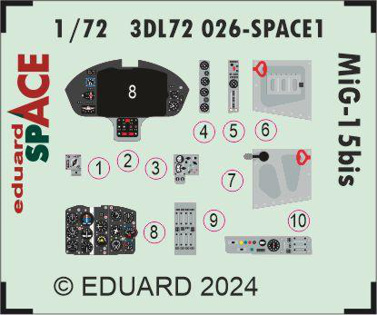 Eduard MiG-15bis SPACE 1/72 for EDUARD | 8591437585359