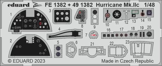 Eduard 1/48 Hurricane Mk.IIc [C48], for ARMA HOBBY | 8591437581900