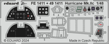 Eduard Hurricane Mk.IIc 1/48 Photo etched set for HOBBY BOSS | 8591437584956