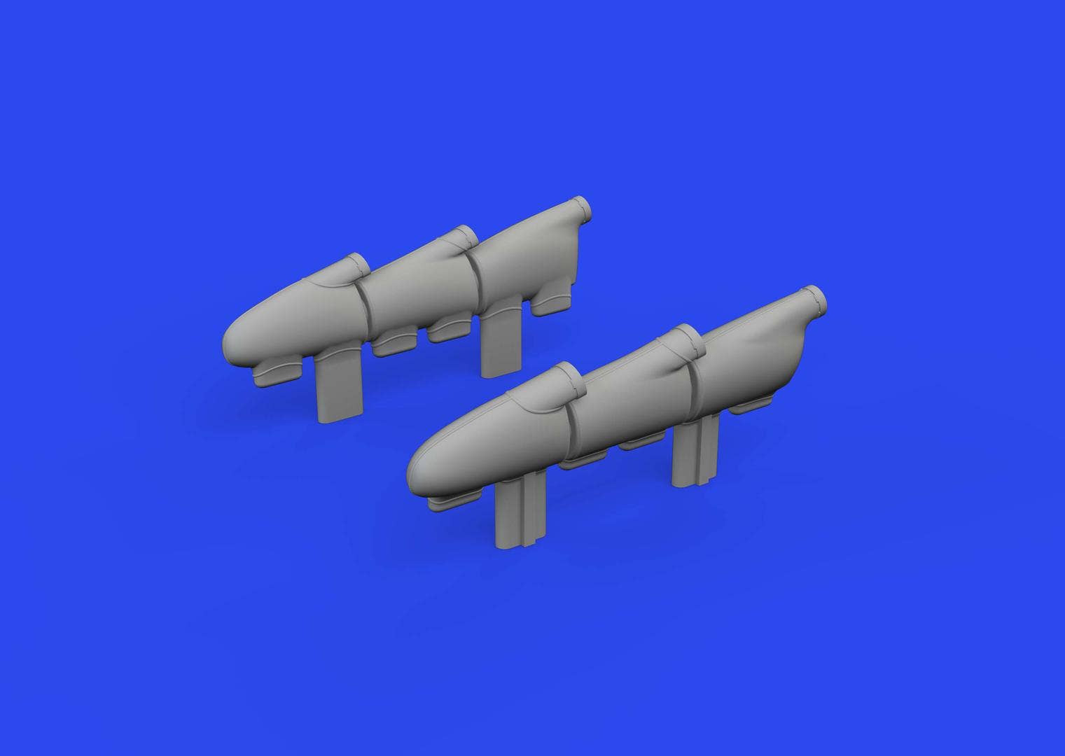 Eduard 1/32 Spitfire Mk.Ia ehaust stacks PRINT [Brassin], for KOTARE | 8591437579792