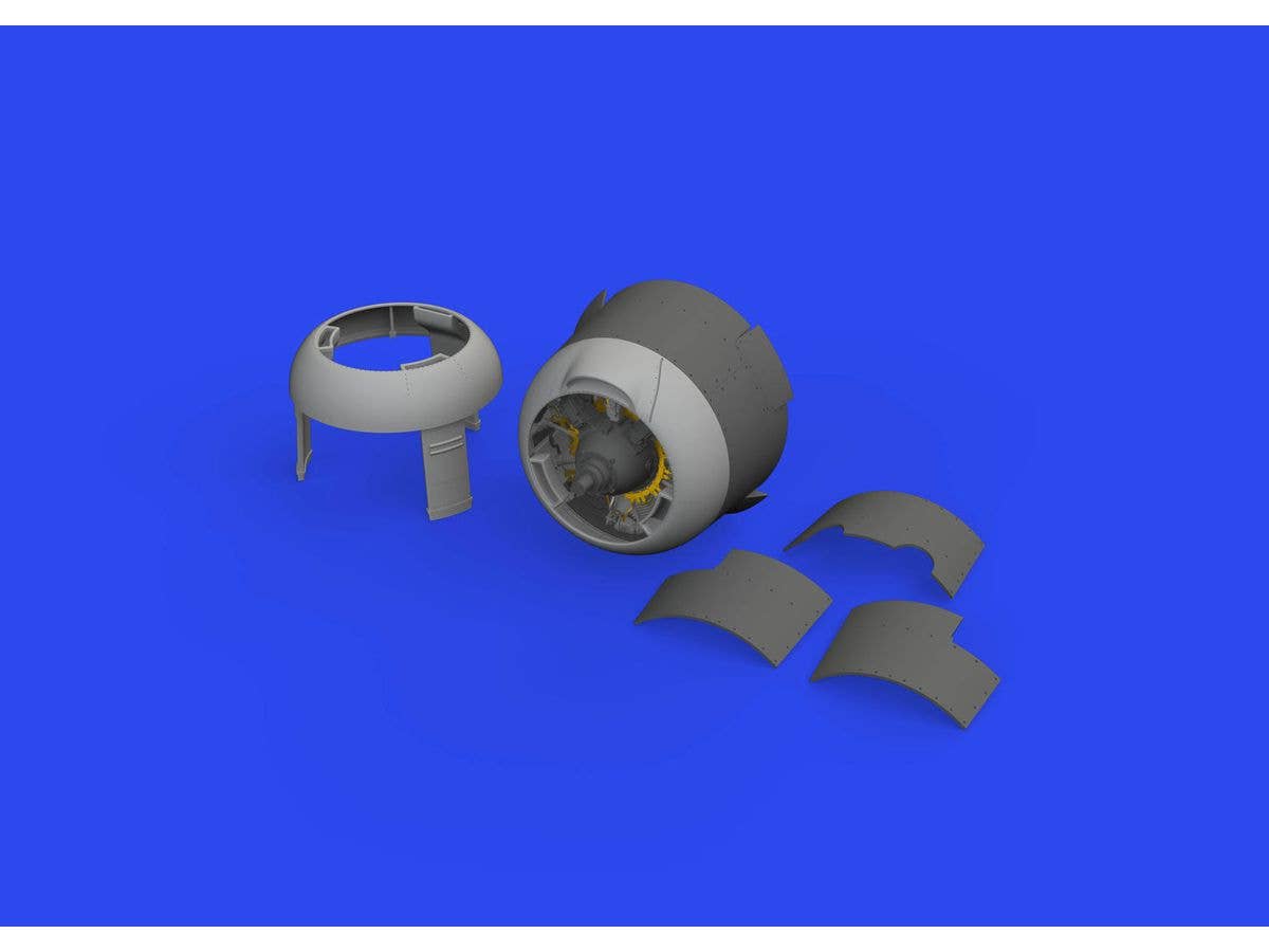 Eduard 1/48 F4F-3 engine mid PRINT [Brassin] | 8591437578955