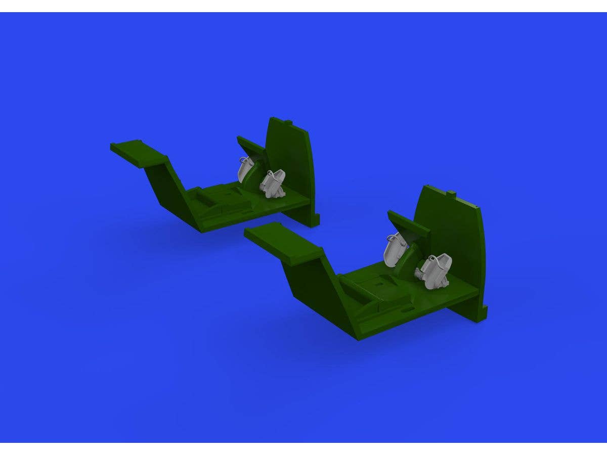Eduard Bf 109E rudder pedals early 1/48 Brassin | 8591437585090