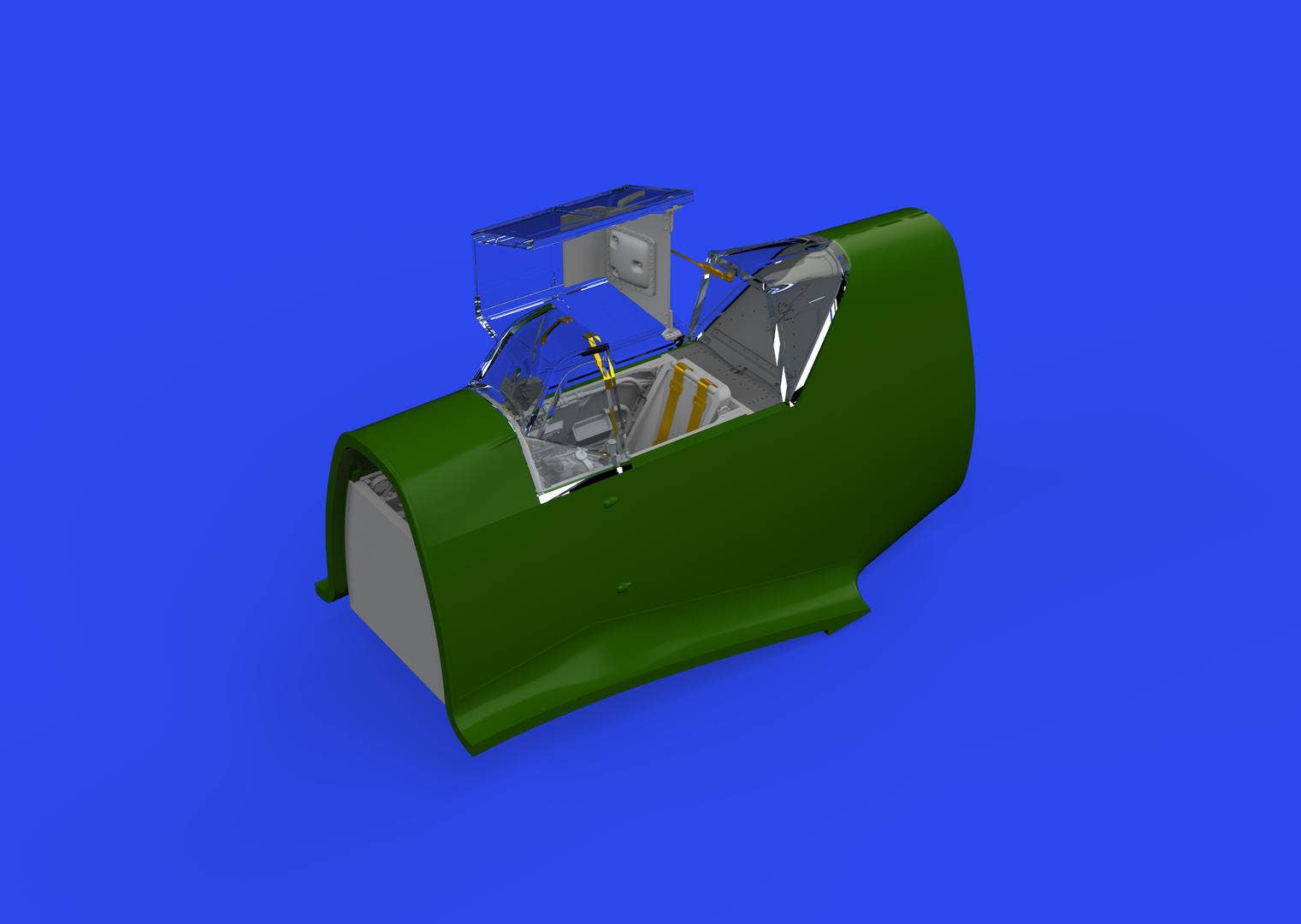 Eduard 1/48 Bf 109F cockpit w/ early seat PRINT [Brassin], for EDUARD | 8591437580569