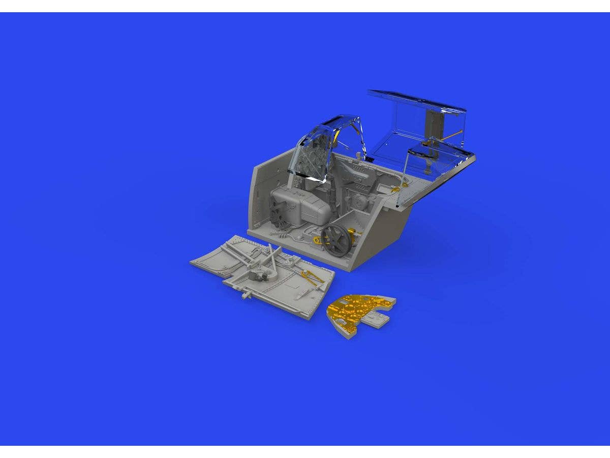 Eduard 1/48 Bf 109F cockpit PRINT [Brassin], for EDUARD | 8591437579853