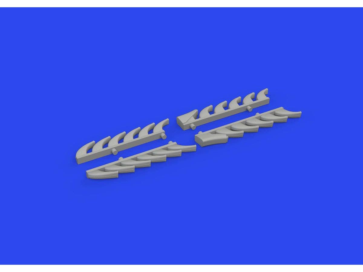 Eduard 1/48 Do 335A exhaust stacks PRINT [Brassin], for TAMIYA | 8591437579877