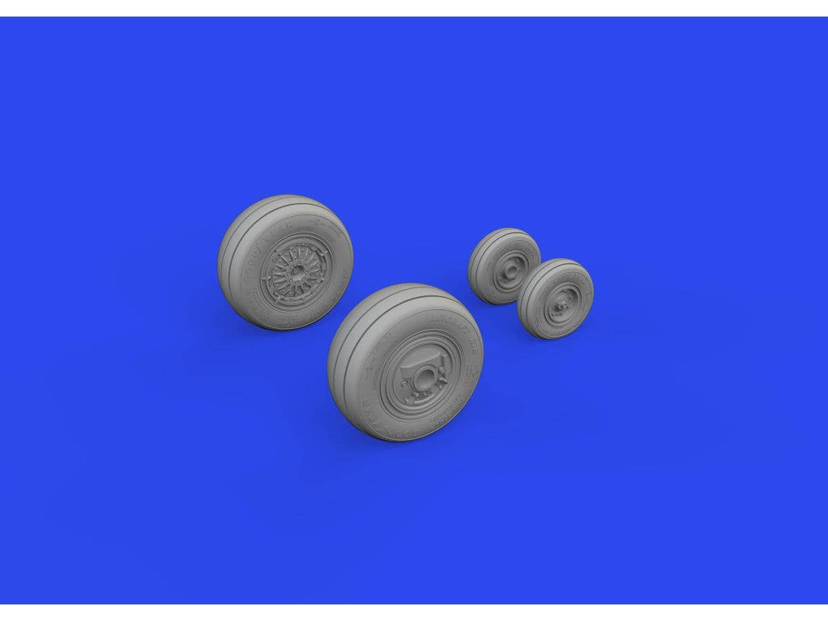 Eduard 1/48 F-4E wheels [Brassin], for MENG | 8591437580590