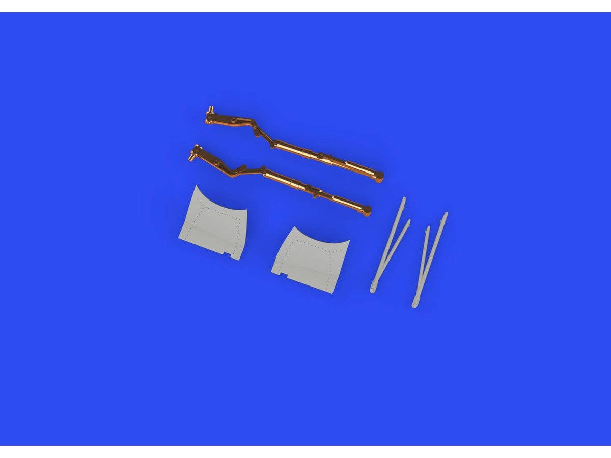 Eduard 1/48 FM-2 undercarriage legs BRONZE [Brassin], for EDUARD | 8591437580613