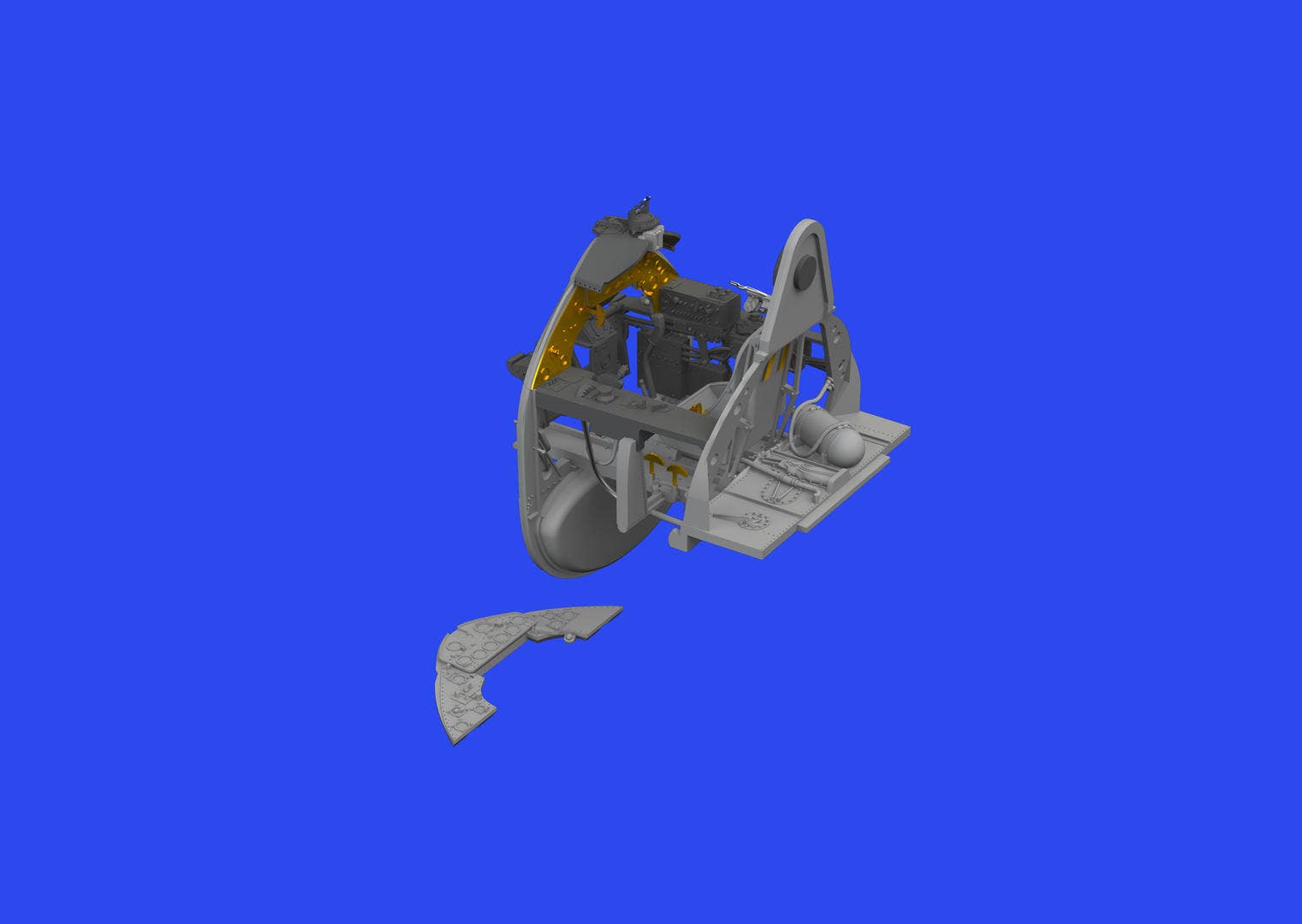 Eduard 1/48 FM-2 cockpit PRINT [Brassin], for EDUARD | 8591437580682