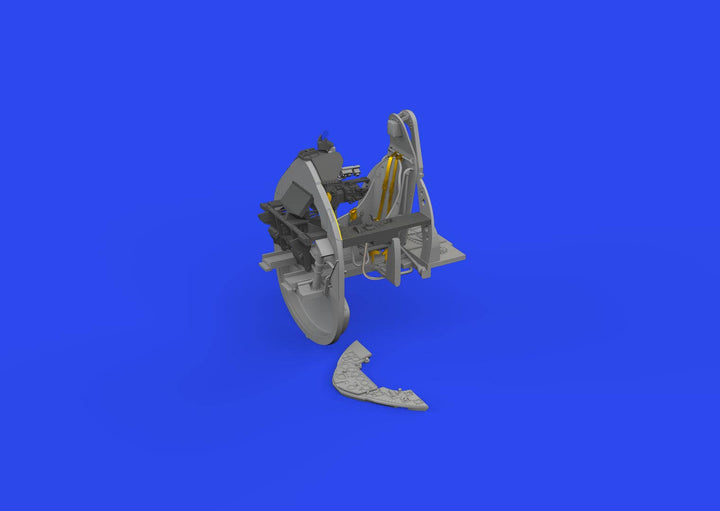 Eduard 1/48 FM-2 cockpit w/ armoured headrest PRINT [Brassin], for EDUARD | 8591437581382