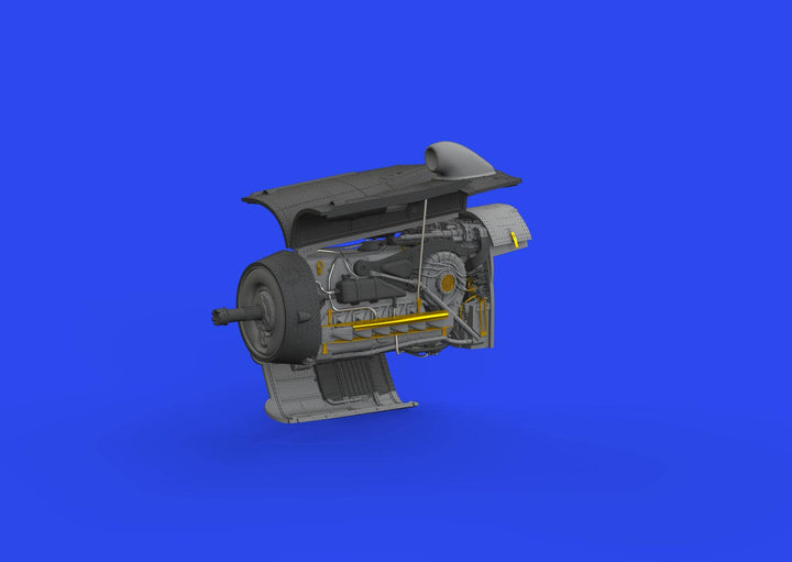 Eduard 1/48 Bf 109K-4 engine [Brassin], for EDUARD | 8591437581436