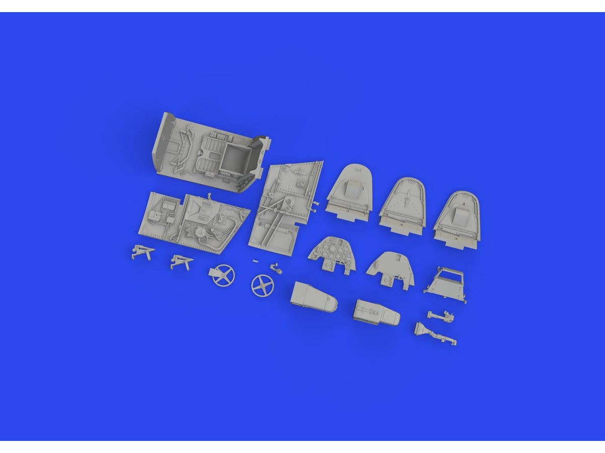 Eduard Bf 109G-6/AS cockpit PRINT 1/48 Brassin for EDUARD | 8591437585144