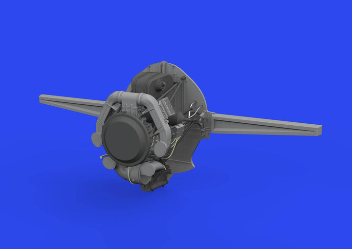 Eduard FM-2 wheel bay PRINT 1/48 Brassin for EDUARD | 8591437585175