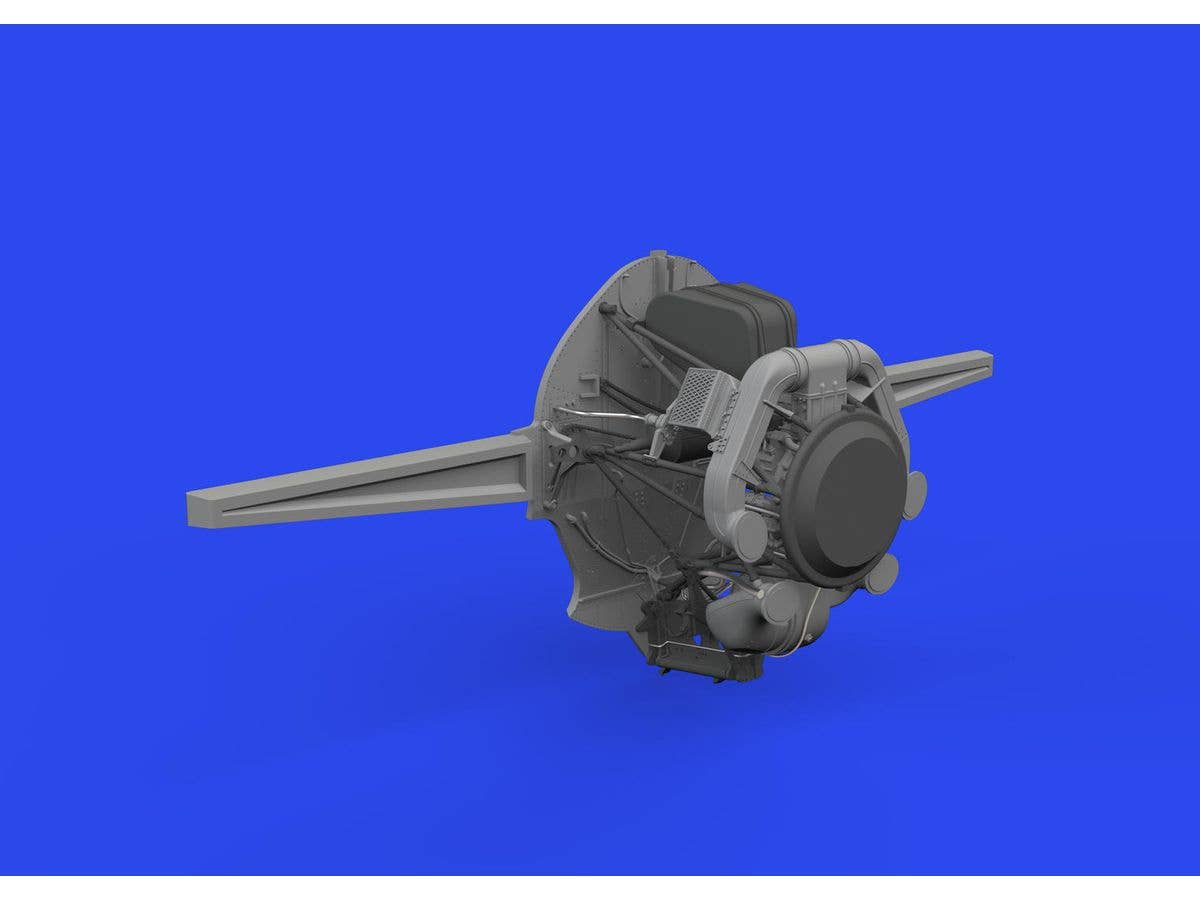 Eduard FM-2 wheel bay PRINT 1/48 Brassin for EDUARD | 8591437585175