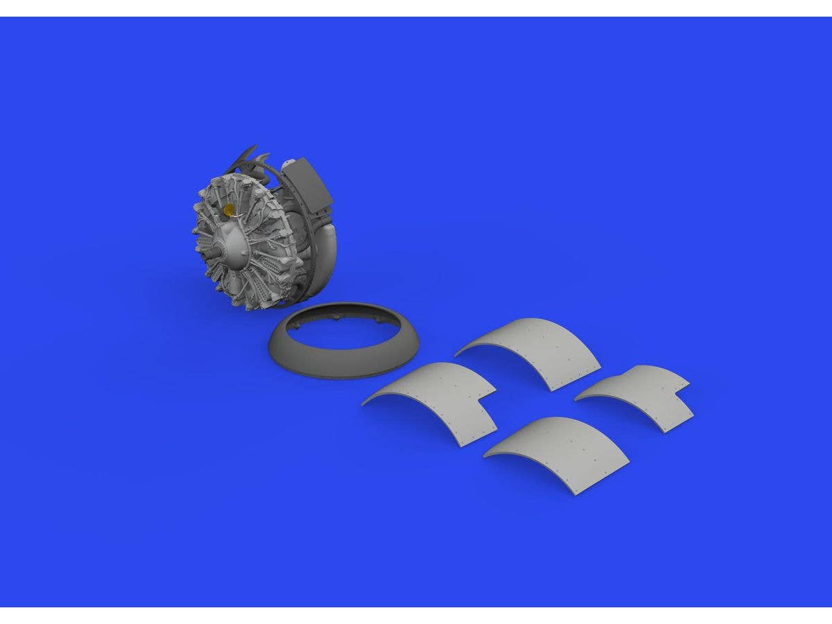 Eduard FM-2 engine PRINT 1/48 Brassin for EDUARD | 8591437585212