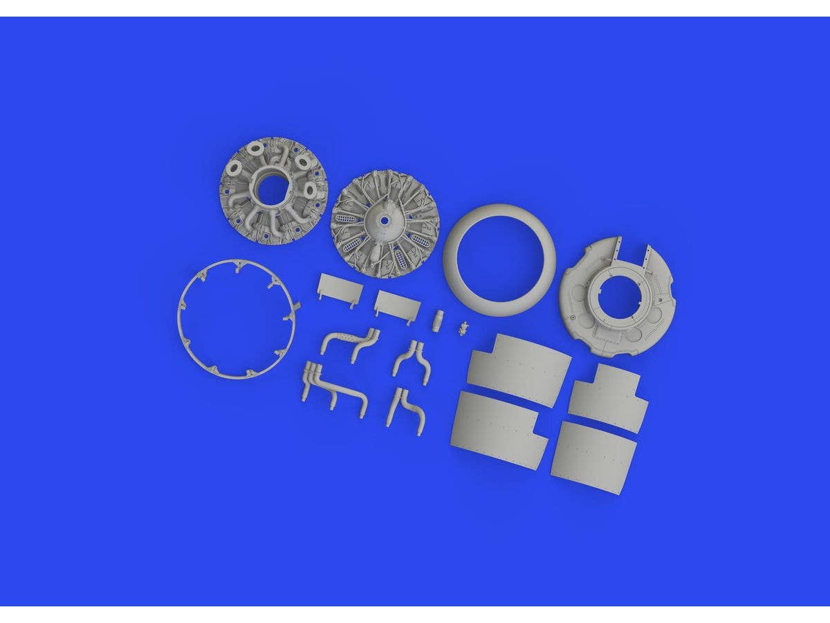 Eduard FM-2 engine PRINT 1/48 Brassin for EDUARD | 8591437585212