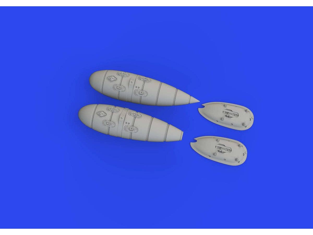 Eduard 1/72 Bf 109F/G external fuel tanks [Brassin], for EDUARD | 8591437579907
