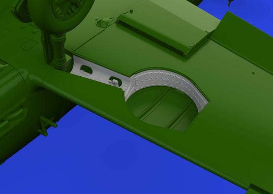 Eduard 1/72 Bf 109F/G wheel bays angular PRINT [Brassin], for EDUARD | 8591437579921