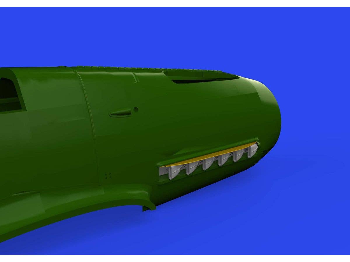 Eduard 1/72 Bf 109F/G exhaust stacks PRINT [Brassin], for EDUARD | 8591437579945