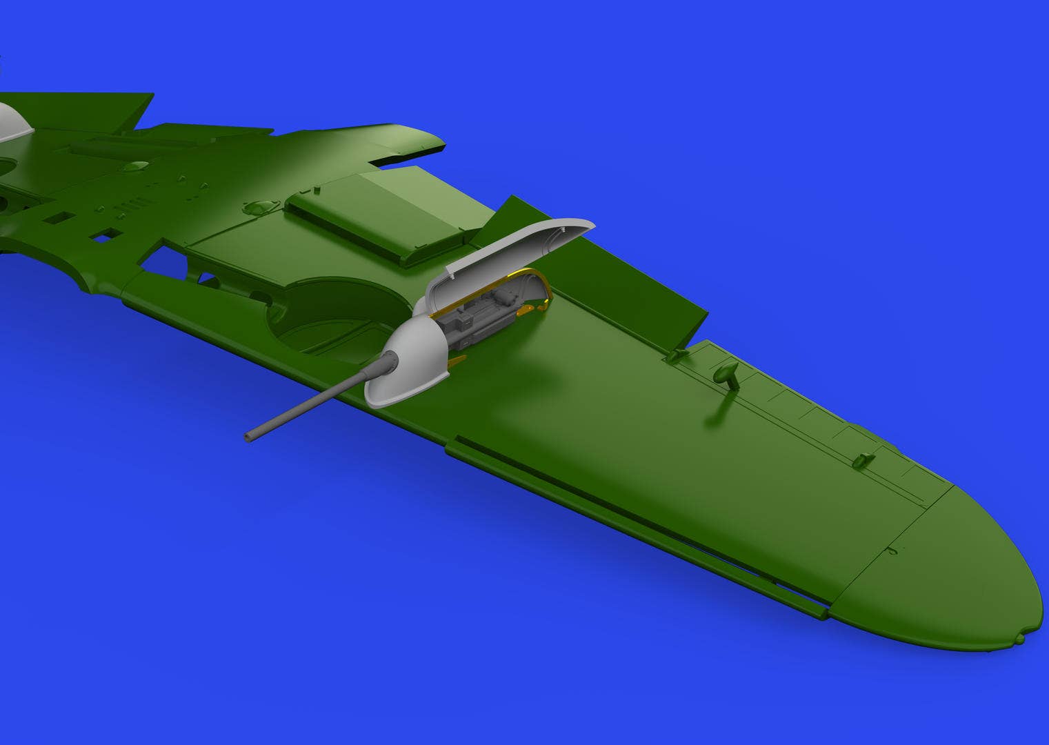 Eduard 1/72 Bf 109F/G/K gun pods PRINT [Brassin], for EDUARD | 8591437580705