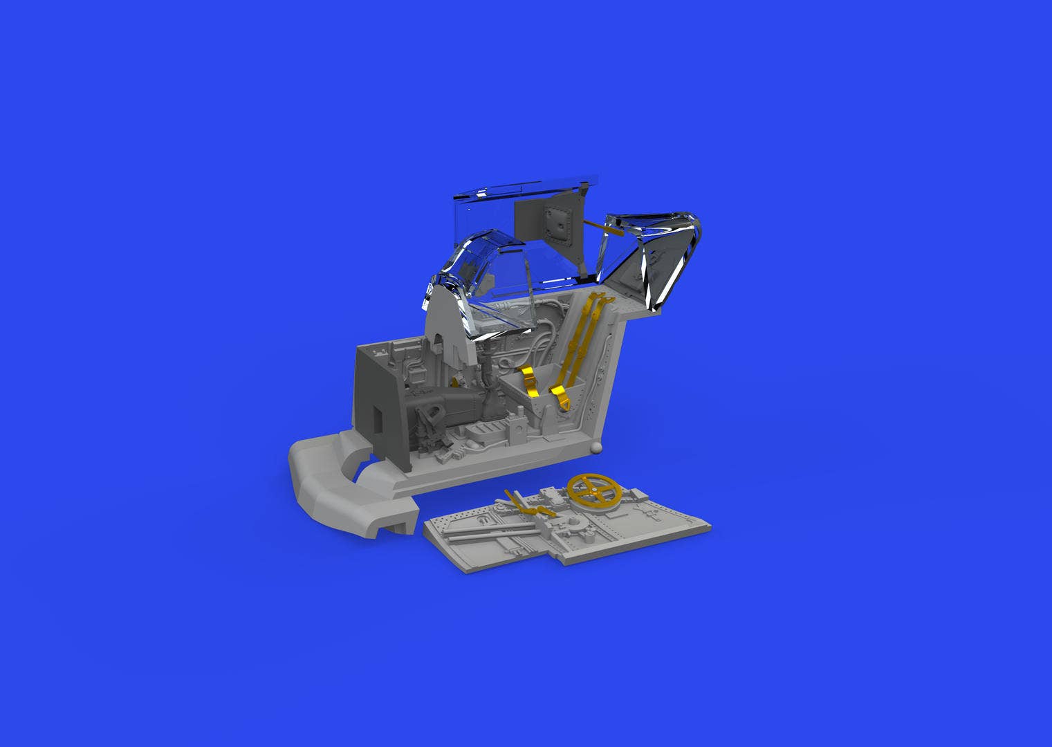 Eduard 1/72 Bf 109F cockpit PRINT [Brassin], for EDUARD | 8591437581474