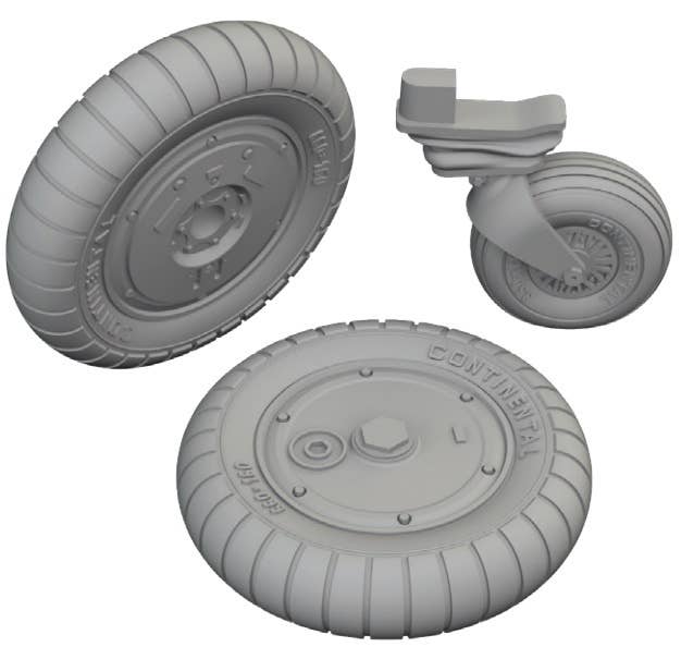 Eduard Bf 109G-5/G-6 wheels PRINT 1/72 Brassin for EDUARD | 8591437585267