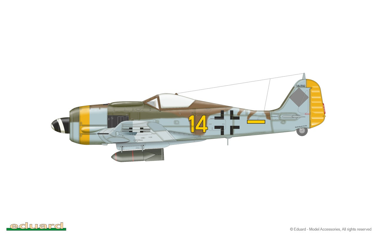 Eduard 1/72 Fw 190F-8 [Profipack]