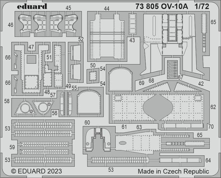 Eduard 1/72 OV-10A [Photo etched set], for ICM | 8591437580262