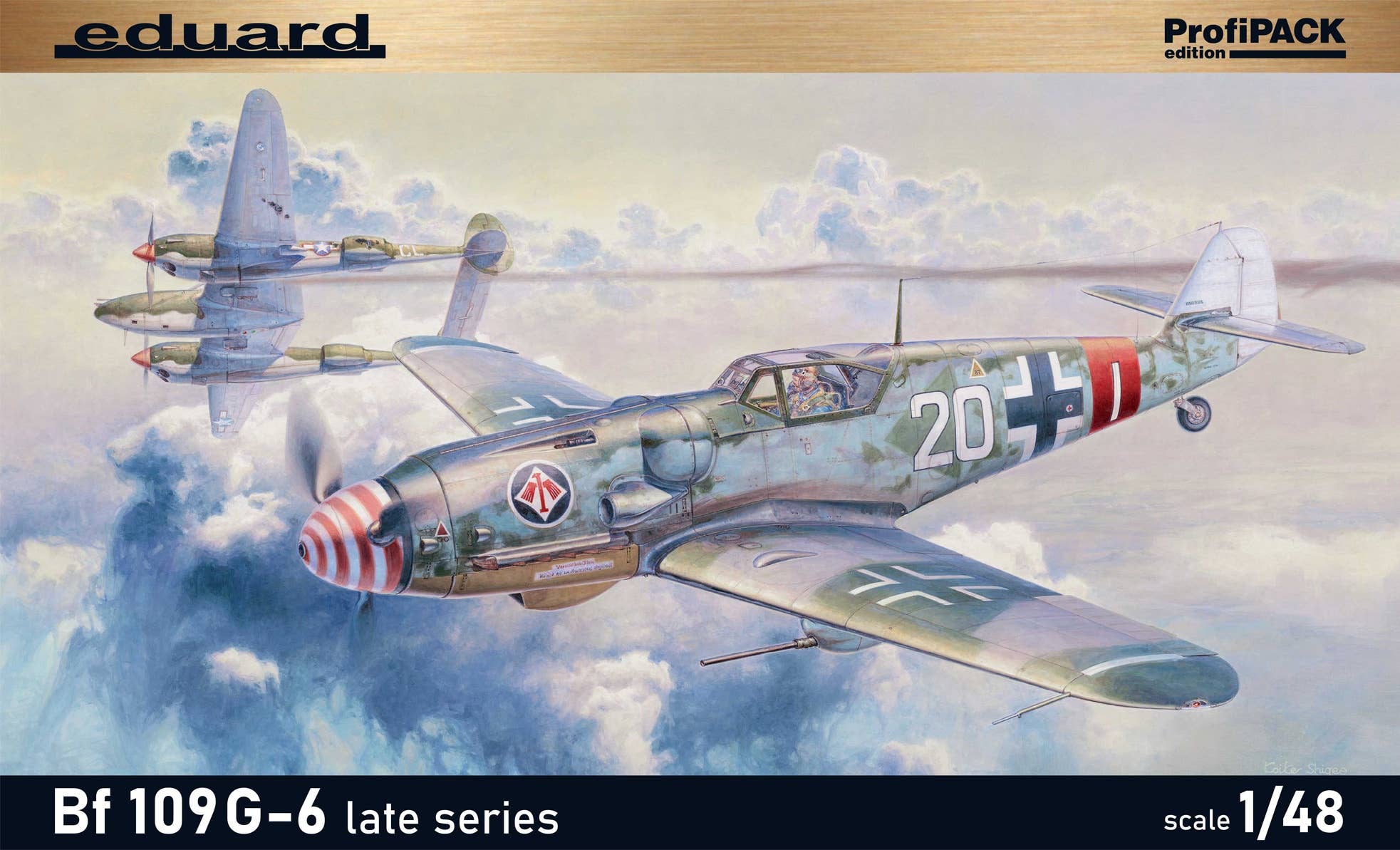 Eduard 1/48 Bf 109G-6 late series [Profipack] | 8591437507245