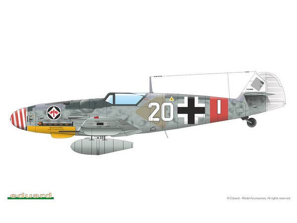 Eduard 1/48 Bf 109G-6 late series [Profipack] | 8591437507245
