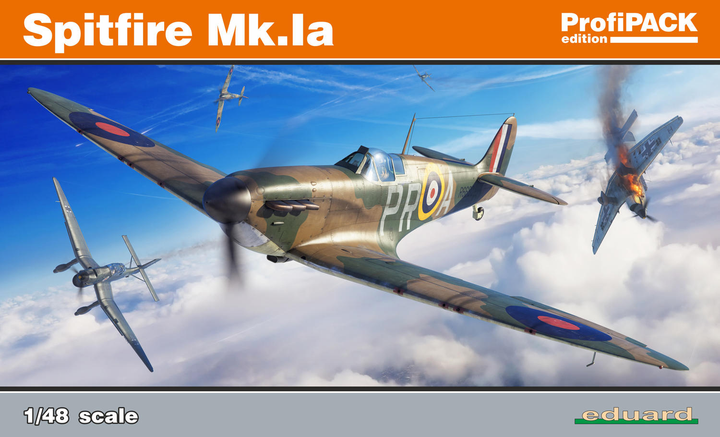 Eduard 1/48 Spitfire Mk.Ia [Profipack] | 8591437552856
