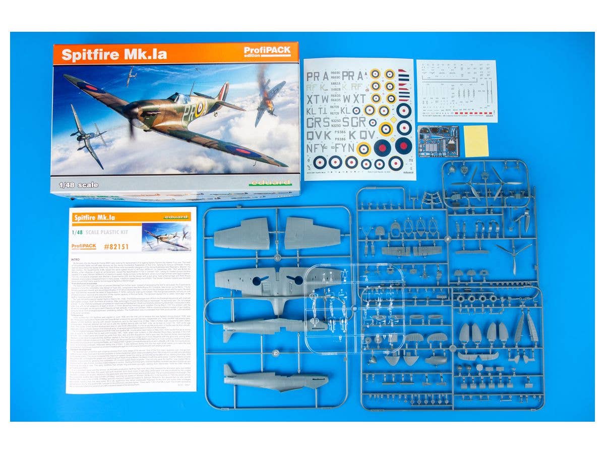 Eduard 1/48 Spitfire Mk.Ia [Profipack] | 8591437552856