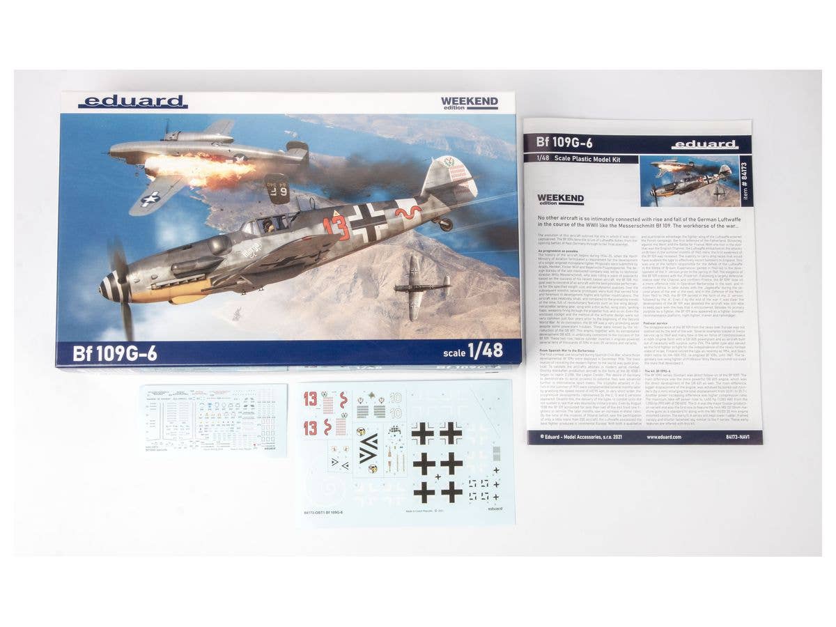 Eduard 1/48 Bf 109G-6 [Weekend Edition] | 8591437557622