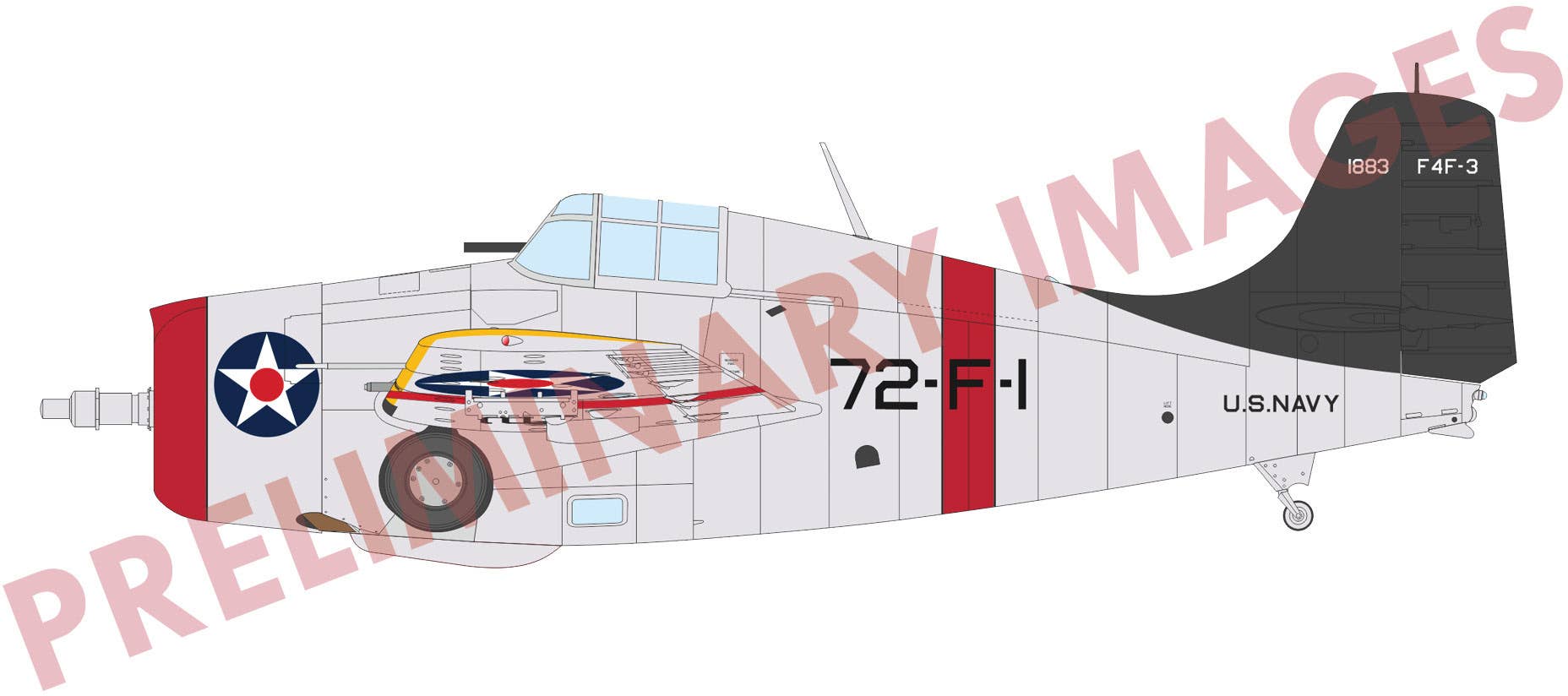 Eduard 1/48 F4F-3 WILDCAT [Weekend Edition] | 8591437582150