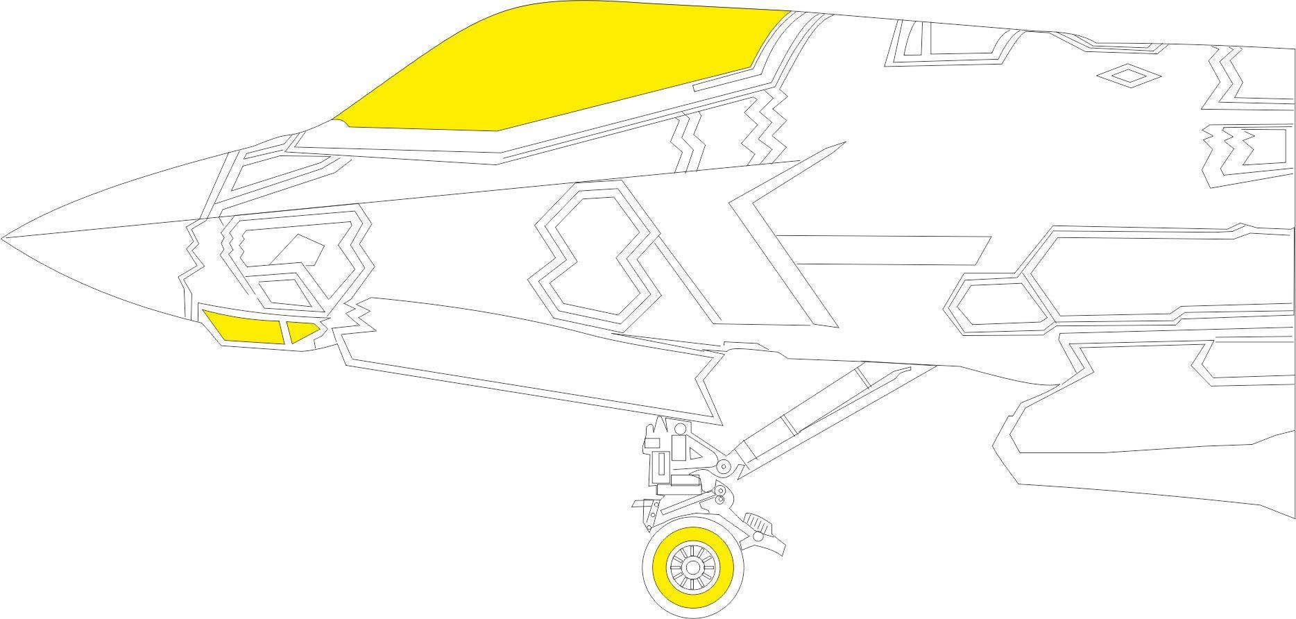 Eduard 1/72 F-35A [MASK72], for TAMIYA | 8591437581696
