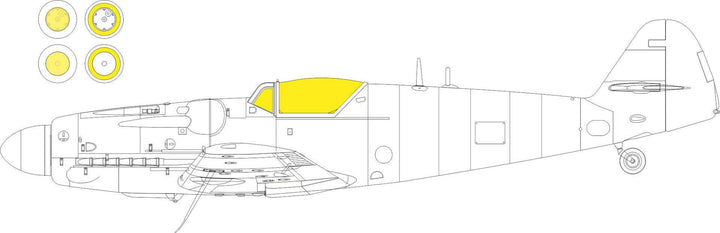 Eduard 1/72 S-199 bubble canopy Weekend [MASK72], for EDUARD | 8591437581702